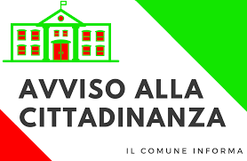 AVVISO ALLA CITTADINANZA AVVISO ALLA CITTADINANZA